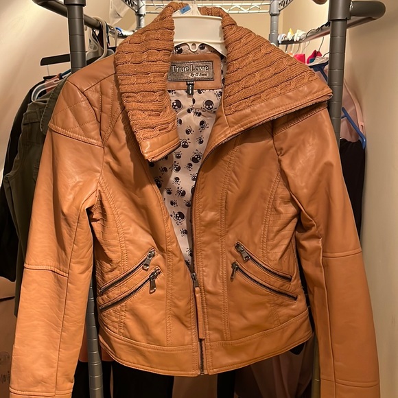 Faux leather jacket. - Picture 1 of 2